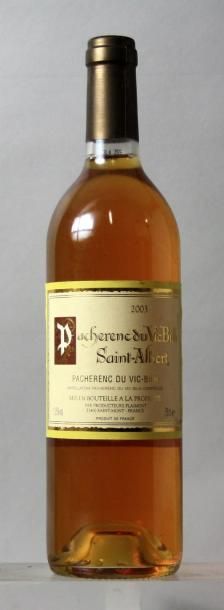 null 12 bouteilles PACHERENC DE VIC BIHL - SAINT ALBERT 2003