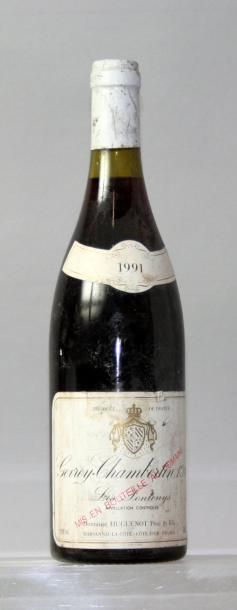 null 1 bouteille GEVREY CHAMBERTIN "Les Fontenys" DOMAINE HUGUENOT 1991 

Etiquette...