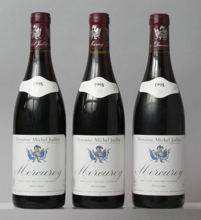 null 3 bouteilles MERCUREY - Michel JUILLOT 1998