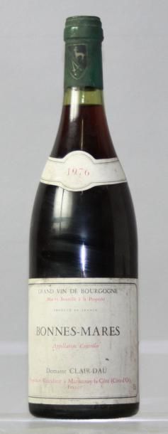 null 1 bouteilles BONNES MARES Grand cru - Domaine CLAIR - DAU 1976 

Etiquette légèrement...