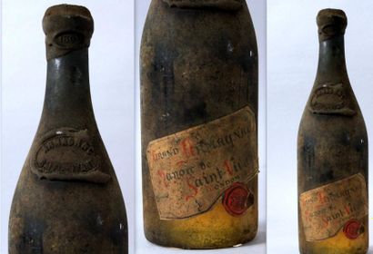 null 1 bouteille GRAND ARMAGNAC - Manoir de St. Vivant 1893 

Niveau mi médaillon,...