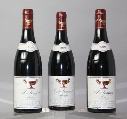 null 3 bouteilles CLOS VOUGEOT "Musigni" Grand cru - H. LIGNIER 2010

Etiquettes...