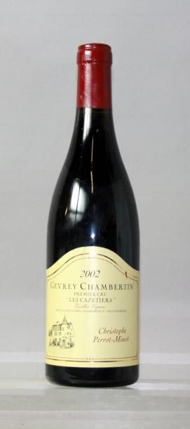 null 1 bouteille GEVREY CHAMBERTIN 1er cru « Les Cazetiers vieille vignes" - PERROT...