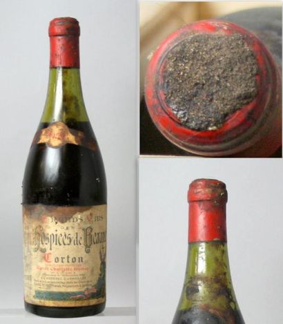 null 1 bouteille CORTON HOSPICES de BEAUNE Cuvée "Charlotte Dumay" 1950. Mis en bouteille...