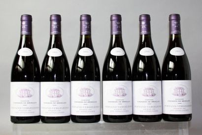 null 6 bouteilles PERNAND-VRGELESSES 1er cru "Les Vegelesses"- Chandon De Briailles...