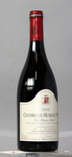 null 1 bouteille CHAMBOLLE MUSIGNY 1er cru "Les Hauts Doix" - GROFFIER 2010