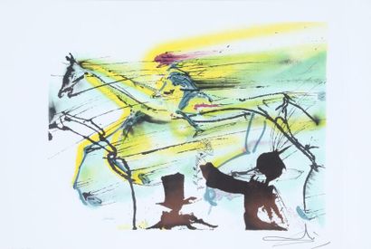null D'après Salvator DALI (1904-1989) 

Le cheval de course de la série des chevaux...