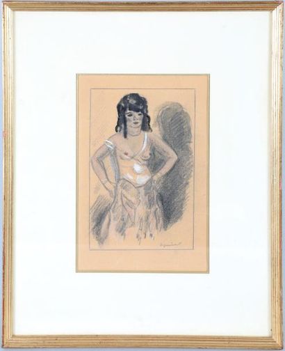 null André DIGNIMONT (1891-1961)

Femme dénudée

Dessin au crayon aquarellé, signé...