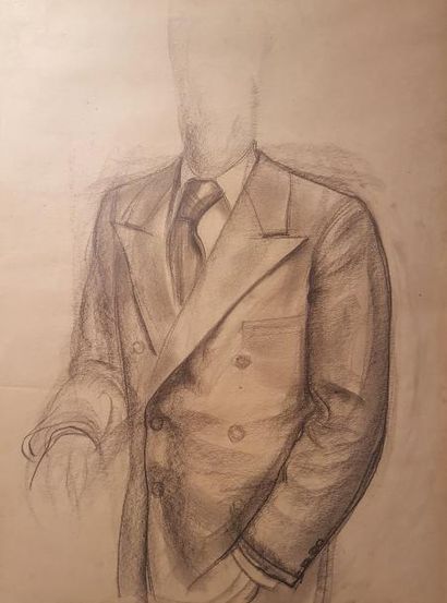 null Albert DECARIS (1901-1988)

La veste croisée

Dessiné vers 1928

Crayon signé...