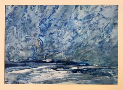 null Marc LERUDE (Né en 1954 - )

Bleu horizon II

Gouache et huile sur papier canson...