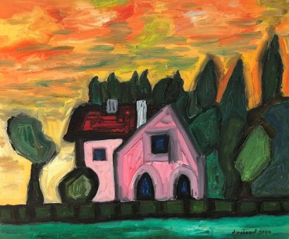 null Christian DURIAUD (né en 1944)

Pink house

Huile sur toile signée en bas à...
