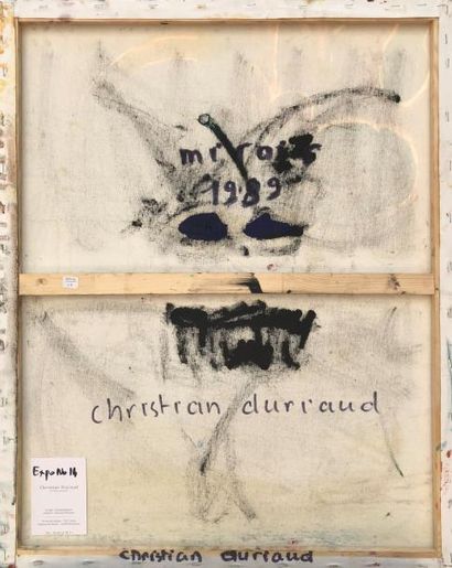 null Christian DURIAUD (né en 1944)

Miroir

Huile sur toile signée en bas à droite...