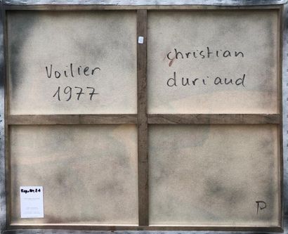 null Christian DURIAUD (né en 1944)
Voilier
Huile sur toile signée en bas à droite...