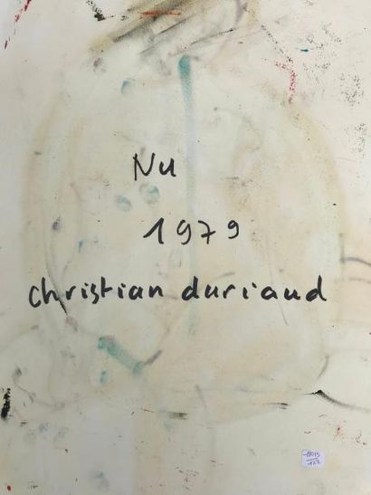 null Christian DURIAUD (né en 1944)

Nu

Huile sur papier signée en bas à droite...