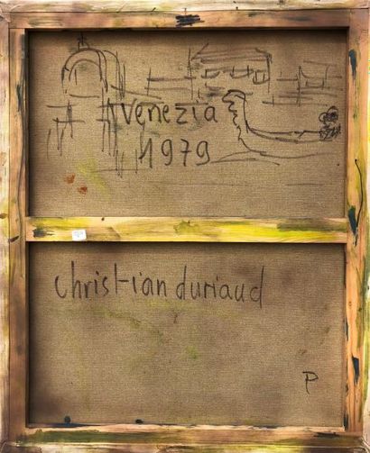 null Christian DURIAUD (né en 1944)

Venezia

Huile sur toile signée en bas à droite...