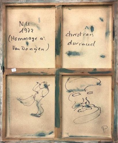 null Christian DURIAUD (né en 1944)

Nu

Huile sur toile signée en bas à droite ;...