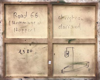 null Christian DURIAUD (né en 1944)

Road 66

Huile sur toile signée en bas à droite...