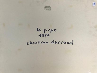 null Christian DURIAUD (né en 1944)

La pipe

Huile sur papier signée en bas à droite...