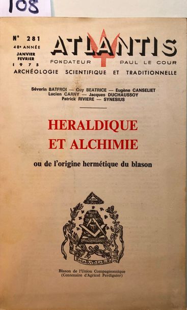 null Héraldique et Alchimie ou de l'origine hermétique du blason, Atlantis, n°281,...