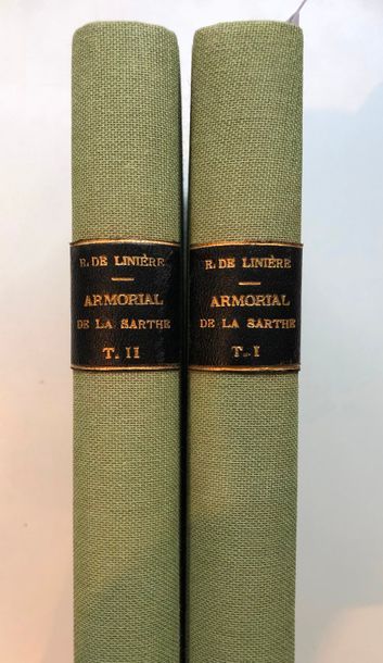 null Linière (Raoul de), Armorial de la Sarthe. 2ème série : notices généalogiques...