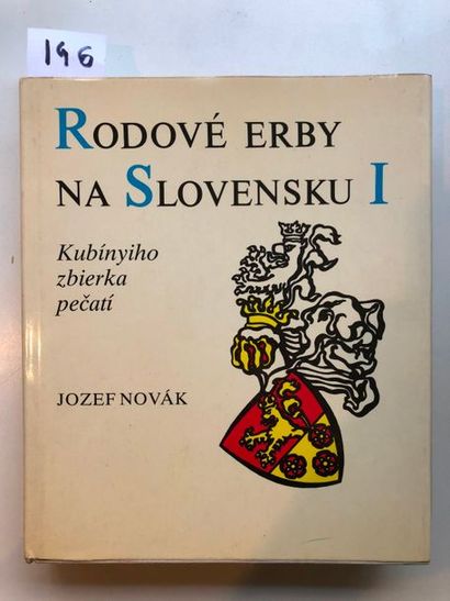 null Novák (Jozef), Rodové erby na Slovensku, vol. I, Osveta, 1980, 372 p., ill