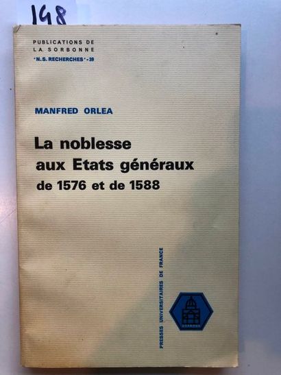 null Orlea (Manfred), La noblesse aux Etats généraux de 1576 et de 1588, Publications...