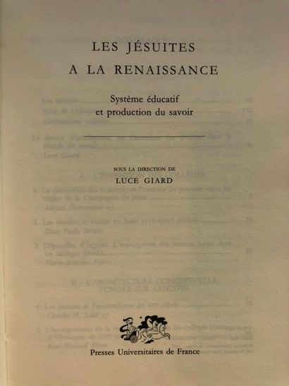 null Giard (Luce, sous la dir. de), Les jésuites à la Renaissance, système éducatif...