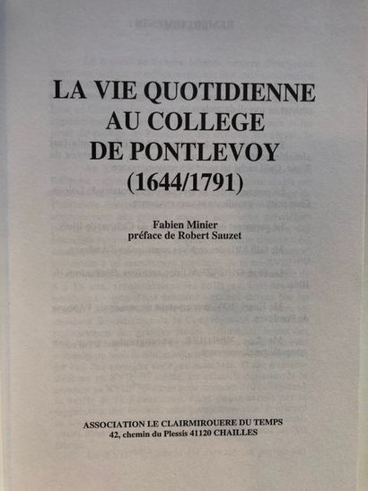 null Minier (Fabien), La vie quotidienne au collège de Pontlevoy, Chailles, 1993...