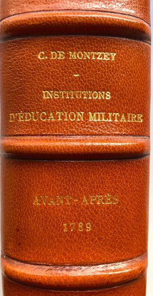 null Montzey (Ch. de), Institutions d'éducation militaire jusqu'en 1789, Paris, J....