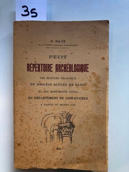 null Pilté (E.), Petit répertoire archéologique des édifices religieux du diocèse...