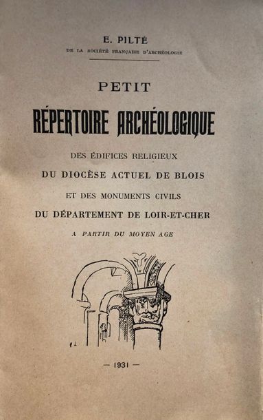 null Pilté (E.), Petit répertoire archéologique des édifices religieux du diocèse...