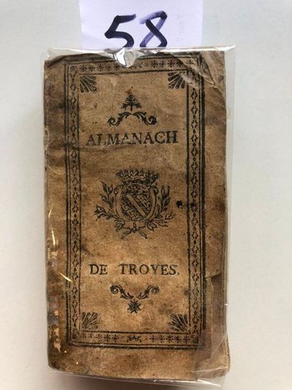 null Almanach de la ville et du diocèse de Troyes, capitale de la Champagne pour...