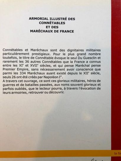 null Bunel (Arnaud), Armorial illustré des connétables et des maréchaux de France,...