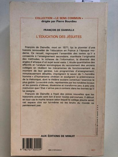 null Dainville (François de), L'éducation des jésuites : XVIe-XVIIIe siècles ; textes...