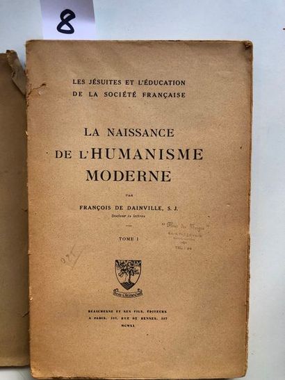 null Dainville (François de), Les Jésuites et l'éducation de la société française....