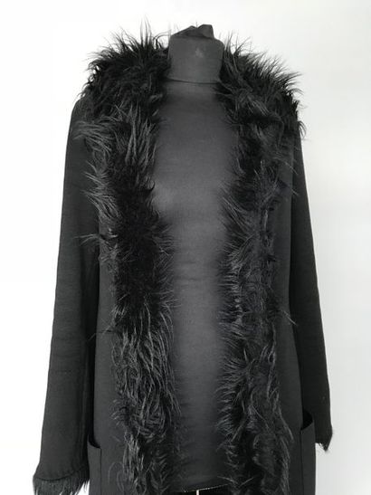 null ROGER & GALLET 

Boutique Paris manteau en jersey de laine noir et doublure...
