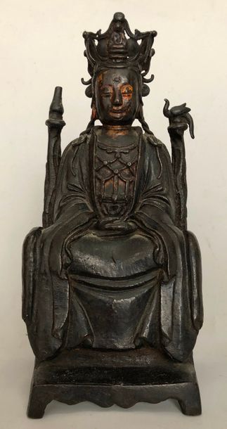 null CHINE

Quanyin en bronze laqué assise en méditation XVII

Hauteur 25cm