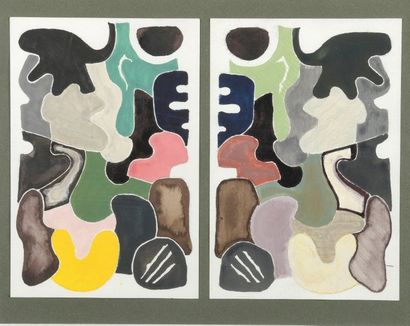 null Roland GUILLEMIN (1929-2017) alias ERPOINGER ou GEHER 

Compositions 

2 aquarelles...