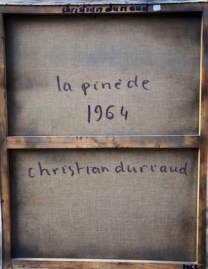 null Christian DURIAUD (né en 1944)

La pinède

Huile sur toile signée en bas à droite...