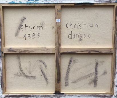 null Christian DURIAUD (né en 1944)

Storm

Huile sur toile signée en bas à droite...