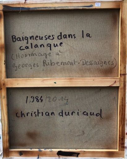null Christian DURIAUD (né en 1944)

Baigneuses dans la calanque (Hommage à Georges...