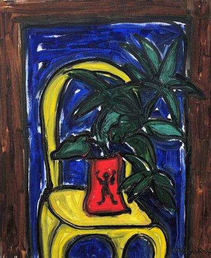 null Christian DURIAUD (né en 1944)

Le vase rouge

Huile sur toile signée en bas...