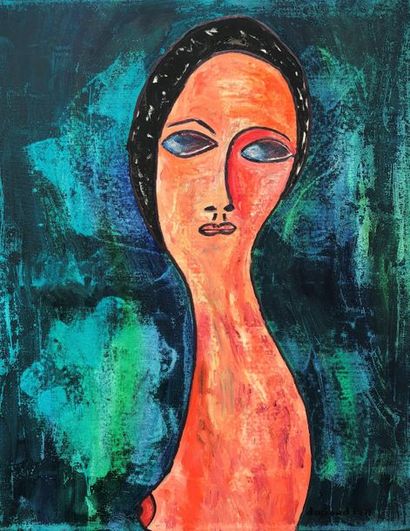 null Christian DURIAUD (né en 1944)

L'amante de Modigliani

Huile sur toile signée...