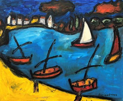 null Christian DURIAUD (né en 1944)

The white sail

Huile sur toile signée en bas...