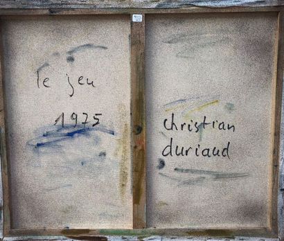 null Christian DURIAUD (né en 1944)

Le jeu

Huile sur toile signée en bas à droite...