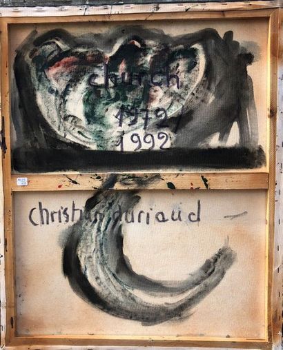 null Christian DURIAUD (né en 1944)

Church 

Huile sur toile signée en bas à droite...