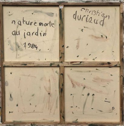 null Christian DURIAUD (né en 1944)

Nature morte au jardin

Huile sur toile signée...