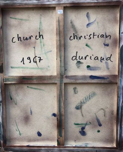 null Christian DURIAUD (né en 1944)

Church

Huile sur toile signée en bas à droite...