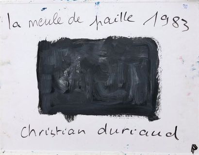 null Christian DURIAUD (né en 1944)

La meule de paille

Huile sur toile signée en...