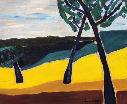 null Christian DURIAUD (né en 1944)

Les arbres bleus

Huile sur toile signée en...